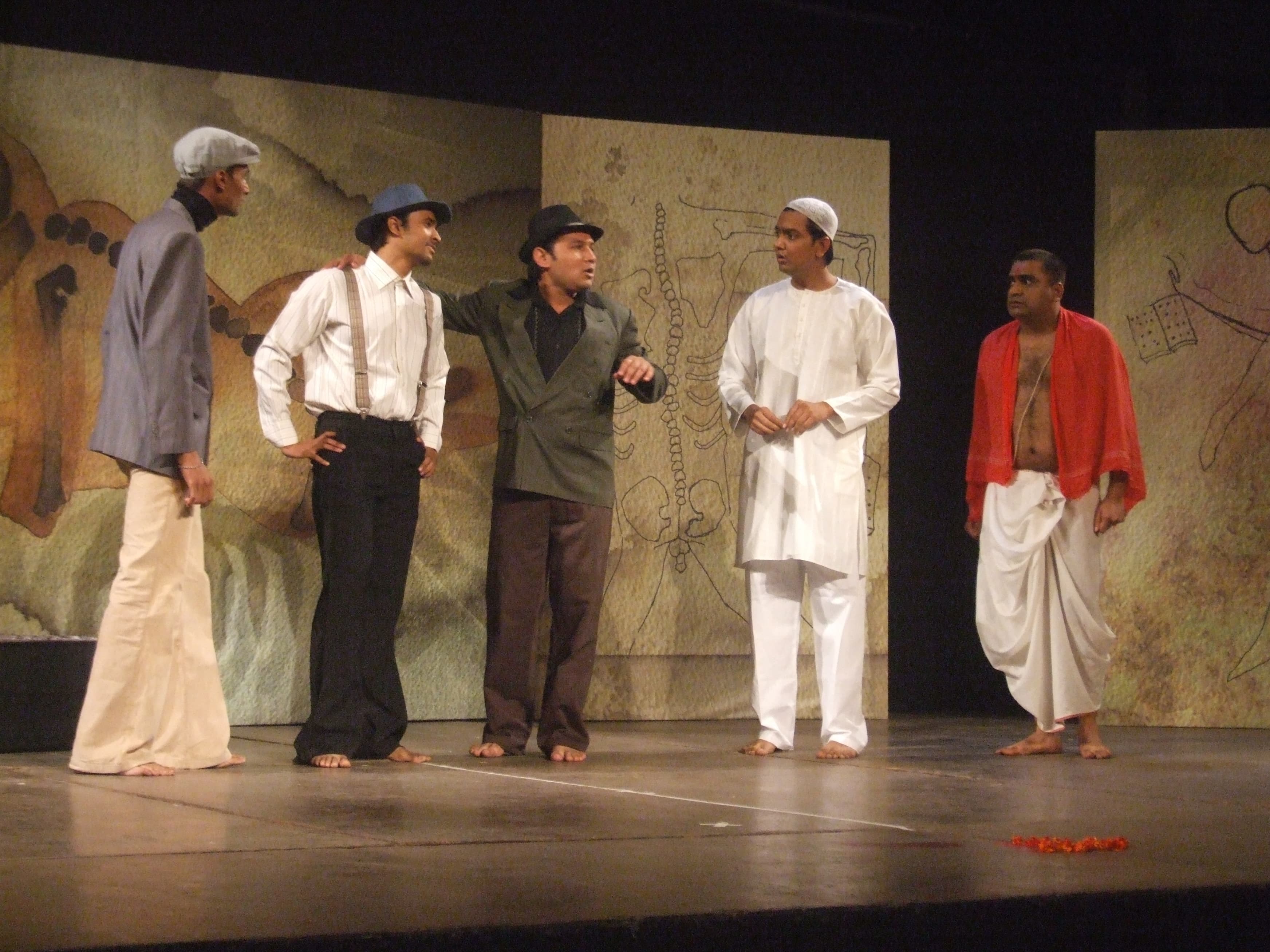 The ensemble of Jal Jal Mare Patang at NCPA — 19th-century Gujarat on stage